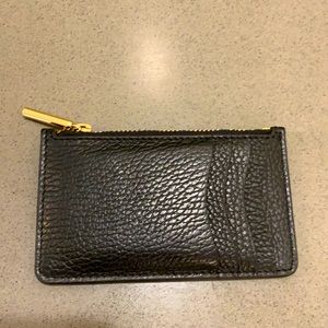 Cuyana Pebbled Leather Zip Cardholder